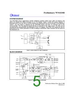 浏览型号W91030BSG的Datasheet PDF文件第5页