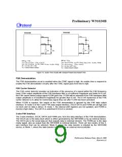 浏览型号W91030BSG的Datasheet PDF文件第9页