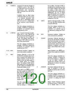 浏览型号AM79C978KC/W的Datasheet PDF文件第120页