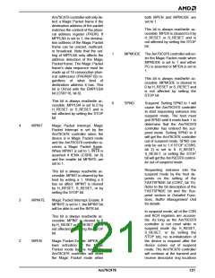 浏览型号AM79C978KC/W的Datasheet PDF文件第121页
