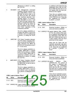 浏览型号AM79C978KC/W的Datasheet PDF文件第125页