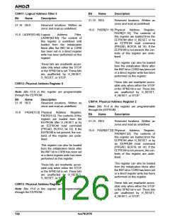 浏览型号AM79C978KC/W的Datasheet PDF文件第126页