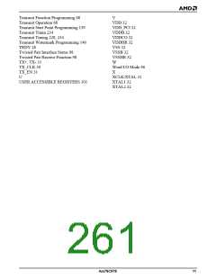 浏览型号AM79C978KC/W的Datasheet PDF文件第261页
