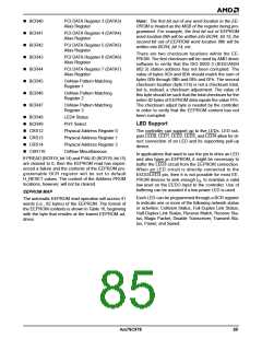 浏览型号AM79C978KC/W的Datasheet PDF文件第85页