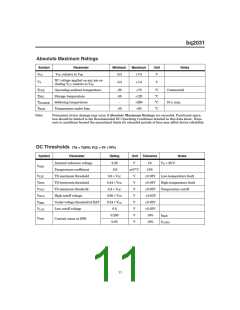 浏览型号BQ2031SN的Datasheet PDF文件第11页