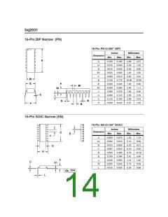浏览型号BQ2031SN的Datasheet PDF文件第14页
