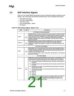 浏览型号FW82443BX的Datasheet PDF文件第21页