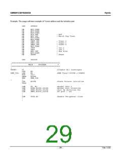 浏览型号GMS81C5032-XXXSK的Datasheet PDF文件第29页
