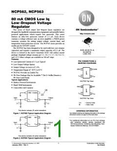 浏览型号NCP562SQ30T1G的Datasheet PDF文件第1页