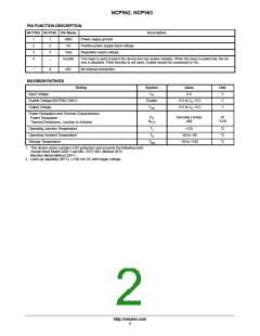 浏览型号NCP562SQ30T1G的Datasheet PDF文件第2页