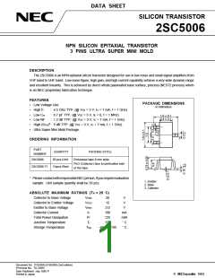 浏览型号2SC5006(NE85619)的Datasheet PDF文件第1页
