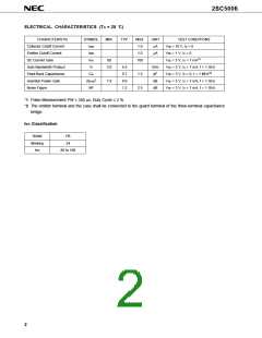 浏览型号2SC5006(NE85619)的Datasheet PDF文件第2页