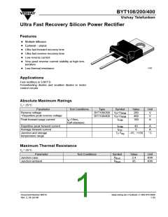 浏览型号BYT108/200的Datasheet PDF文件第1页