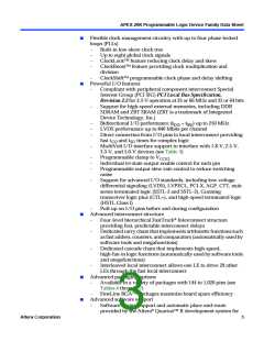 浏览型号EP20K200RC208-1的Datasheet PDF文件第3页