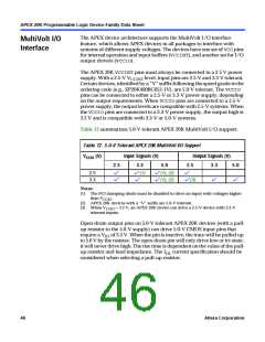 浏览型号EP20K200RC208-1的Datasheet PDF文件第46页