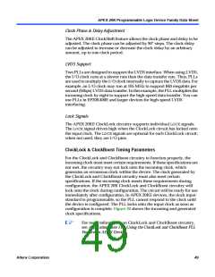 浏览型号EP20K200RC208-1的Datasheet PDF文件第49页