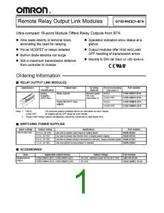 浏览型号G70D-R6R31-B7A的Datasheet PDF文件第1页