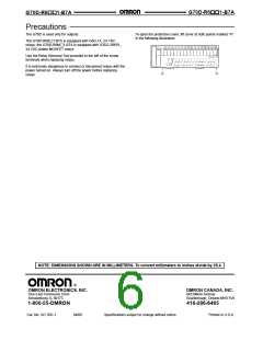 浏览型号G70D-R6R31-B7A的Datasheet PDF文件第6页