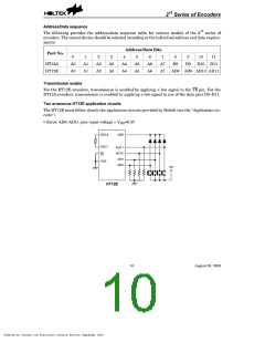 浏览型号HT12E(20SOP)的Datasheet PDF文件第10页