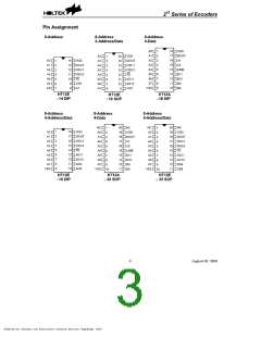 浏览型号HT12E(20SOP)的Datasheet PDF文件第3页