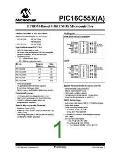 浏览型号PIC16C558/JW的Datasheet PDF文件第1页