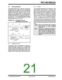 浏览型号PIC16C558/JW的Datasheet PDF文件第21页