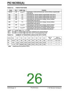 浏览型号PIC16C558/JW的Datasheet PDF文件第26页