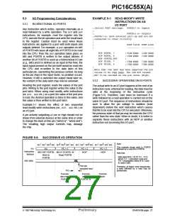 浏览型号PIC16C558/JW的Datasheet PDF文件第27页