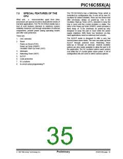 浏览型号PIC16C558/JW的Datasheet PDF文件第35页