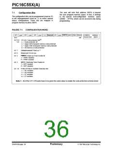 浏览型号PIC16C558/JW的Datasheet PDF文件第36页