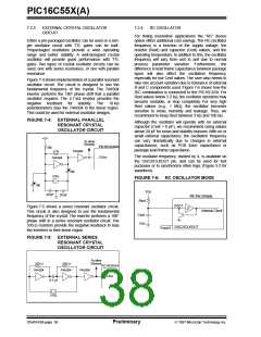 浏览型号PIC16C558/JW的Datasheet PDF文件第38页