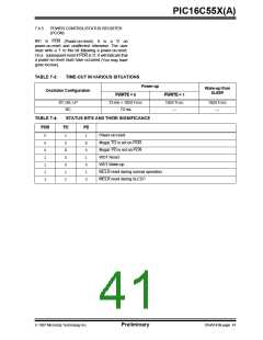 浏览型号PIC16C558/JW的Datasheet PDF文件第41页