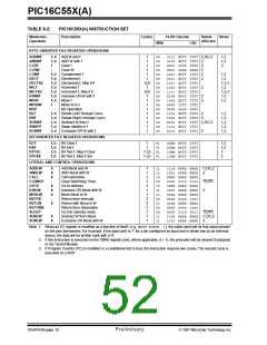 浏览型号PIC16C558/JW的Datasheet PDF文件第52页