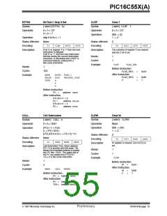 浏览型号PIC16C558/JW的Datasheet PDF文件第55页