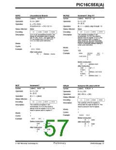 浏览型号PIC16C558/JW的Datasheet PDF文件第57页