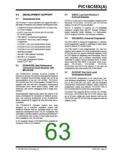 浏览型号PIC16C558/JW的Datasheet PDF文件第63页