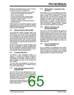 浏览型号PIC16C558/JW的Datasheet PDF文件第65页