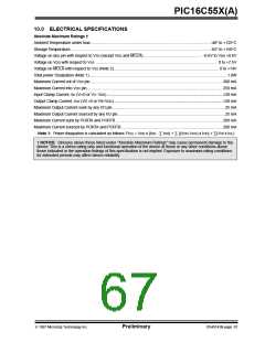 浏览型号PIC16C558/JW的Datasheet PDF文件第67页