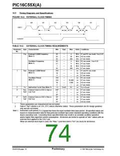 浏览型号PIC16C558/JW的Datasheet PDF文件第74页