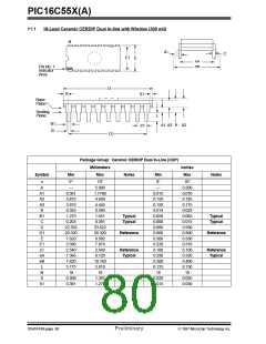 浏览型号PIC16C558/JW的Datasheet PDF文件第80页
