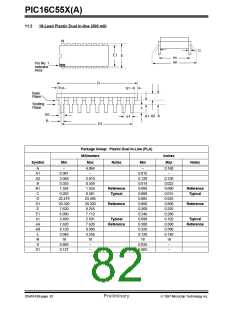 浏览型号PIC16C558/JW的Datasheet PDF文件第82页