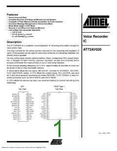 浏览型号AT72AV020(TSOP)的Datasheet PDF文件第1页