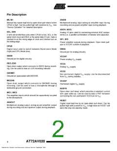 浏览型号AT72AV020(TSOP)的Datasheet PDF文件第2页