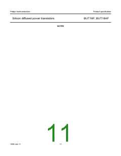 浏览型号BUT18AF/B的Datasheet PDF文件第11页