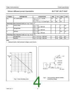 浏览型号BUT18AF/B的Datasheet PDF文件第4页