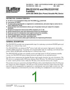 浏览型号PALCE22V10H-10PC/5的Datasheet PDF文件第1页