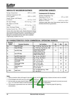 浏览型号PALCE22V10H-5JC/5的Datasheet PDF文件第14页