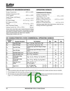 浏览型号PALCE22V10H-10PC/5的Datasheet PDF文件第16页