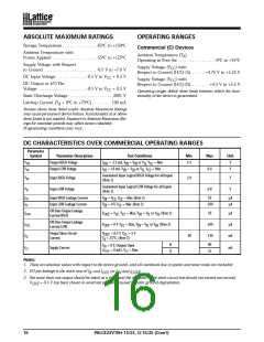 浏览型号PALCE22V10H-5JC/5的Datasheet PDF文件第16页