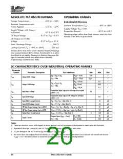浏览型号PALCE22V10H-10PC/5的Datasheet PDF文件第20页